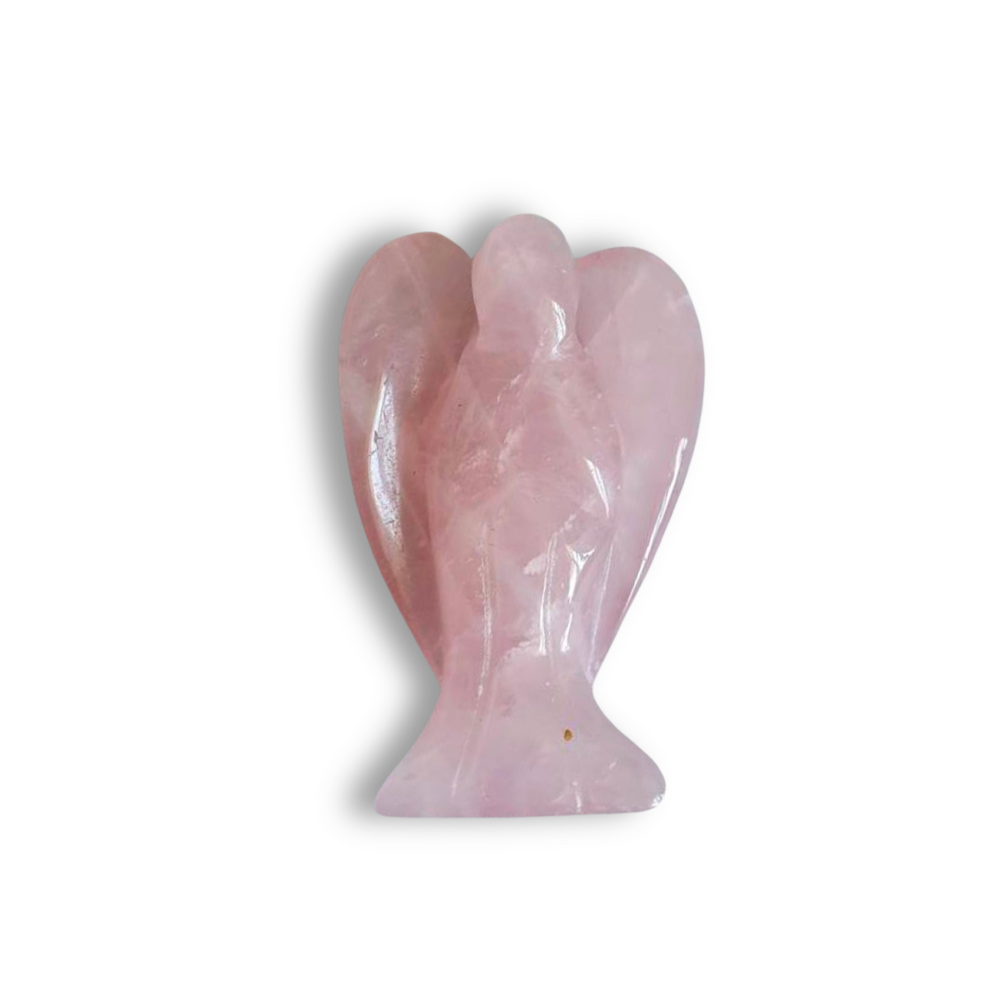 1.5" Mini Rose Quartz Crystal Angel