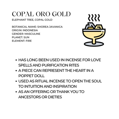 Copal Oro Gold Resin