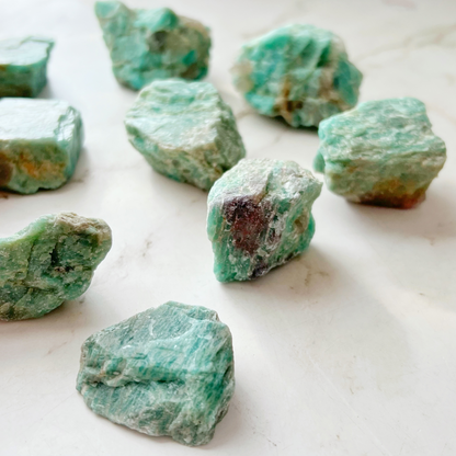 Raw Amazonite Stones