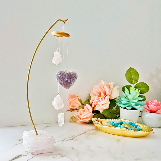 Love & Harmony Crystal Table Chime