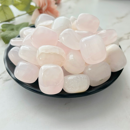 Pink Calcite Tumbled Stones