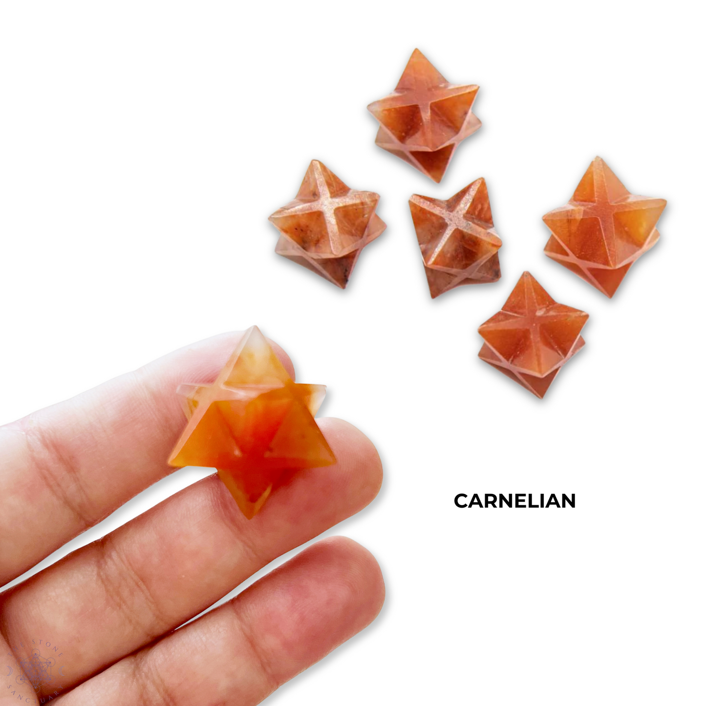 Mini Carnelian Merkaba