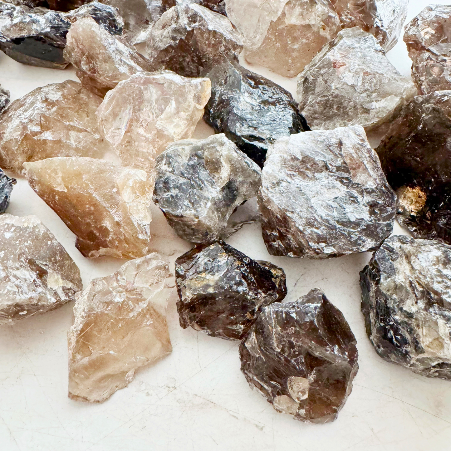 Raw Smoky Quartz Stones (Brazil)