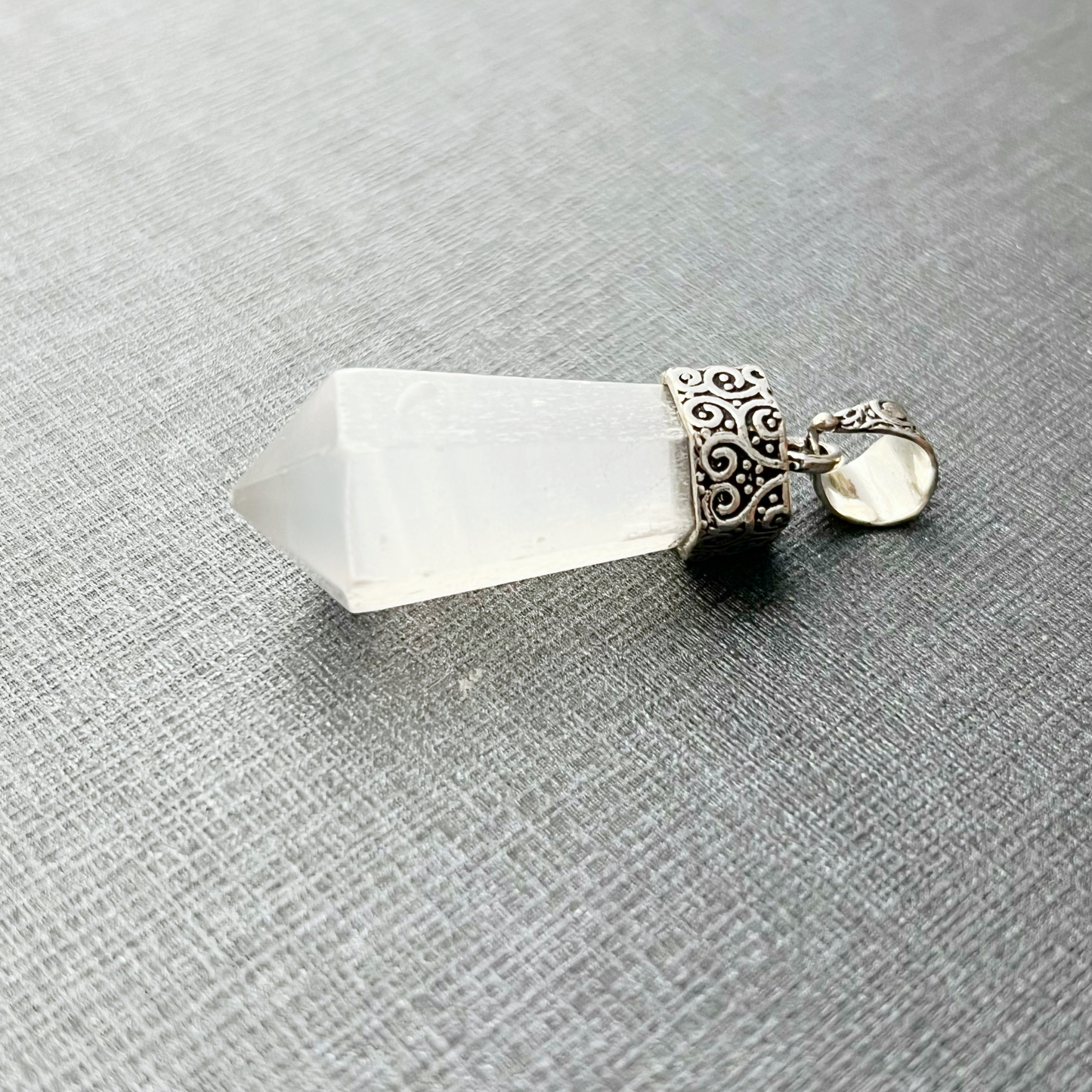 1.5" Selenite Point Pendant