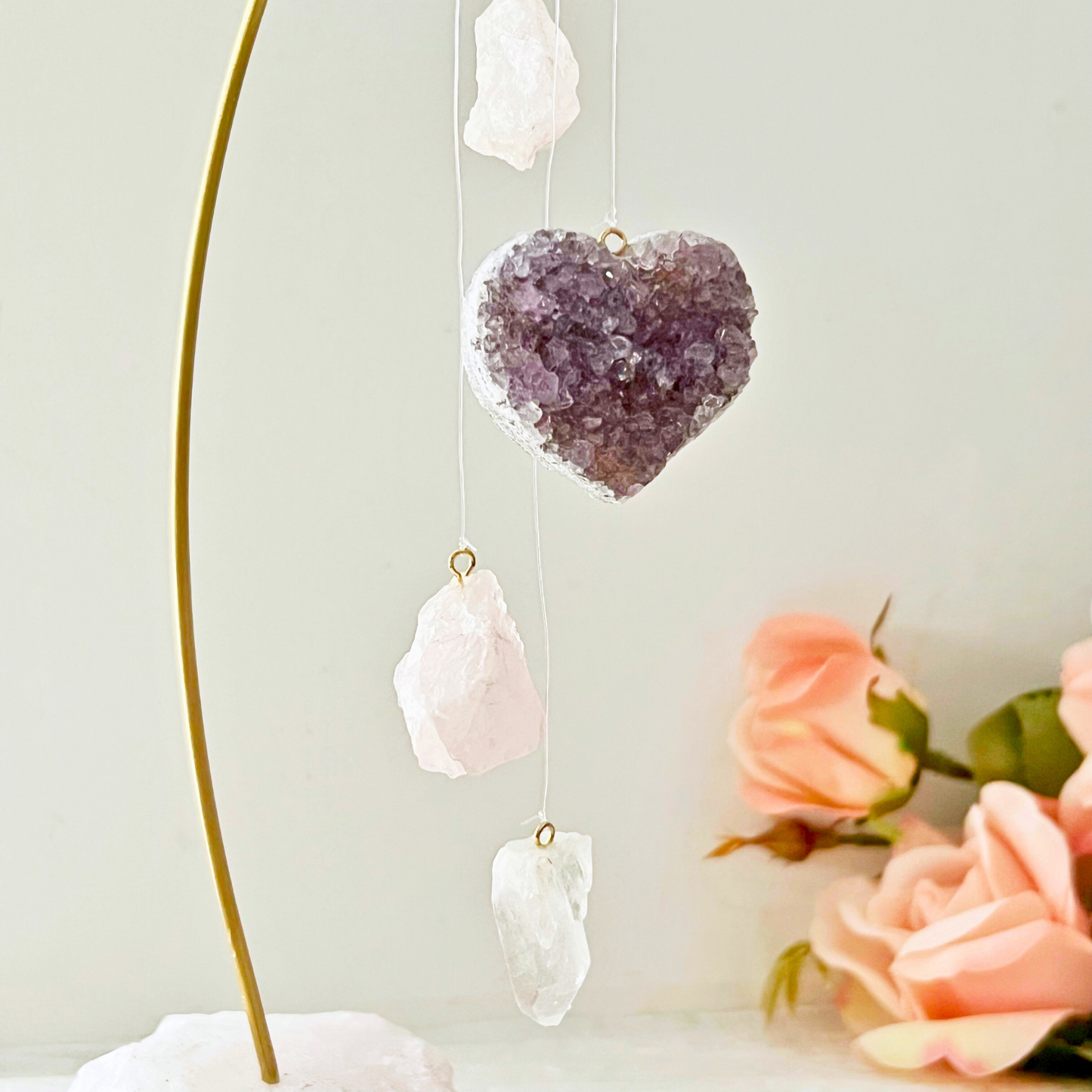 Love & Harmony Crystal Table Chime