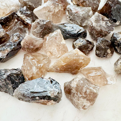 Raw Smoky Quartz Stones (Brazil)