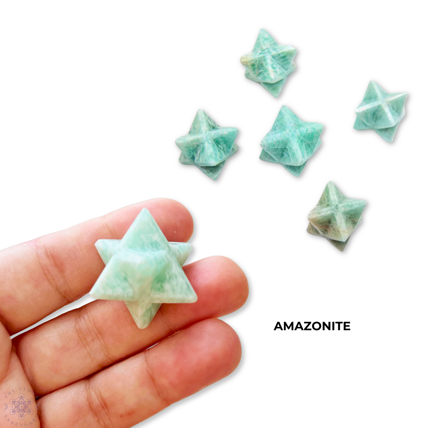 Mini Amazonite Merkaba