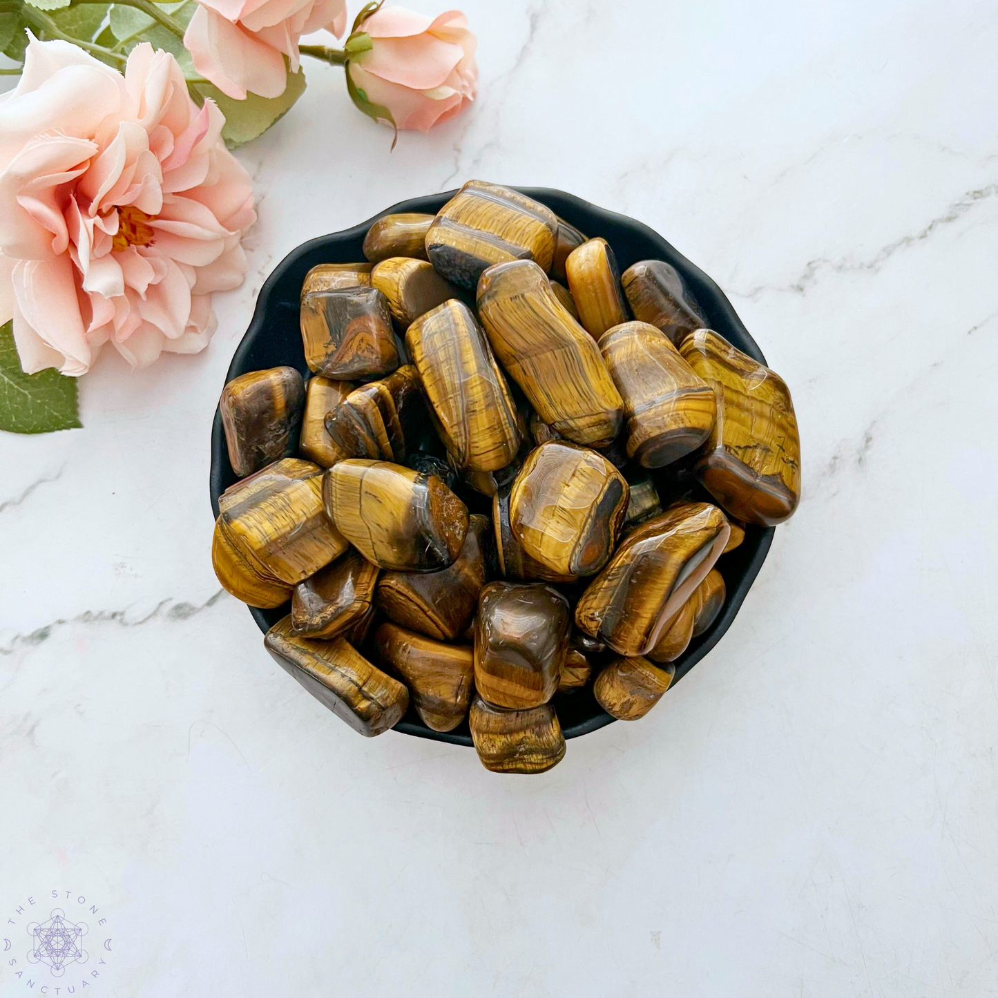 Tigers Eye Tumbled Stones