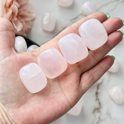 Pink Calcite Tumbled Stones