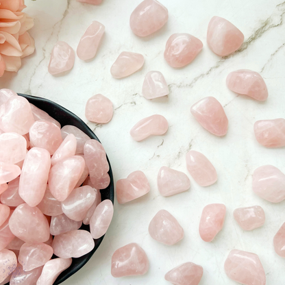 Rose Quartz Tumbled Stones