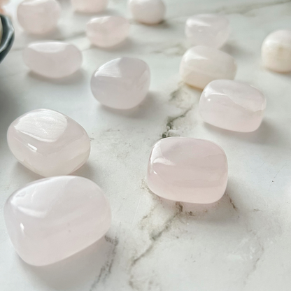 Pink Calcite Tumbled Stones