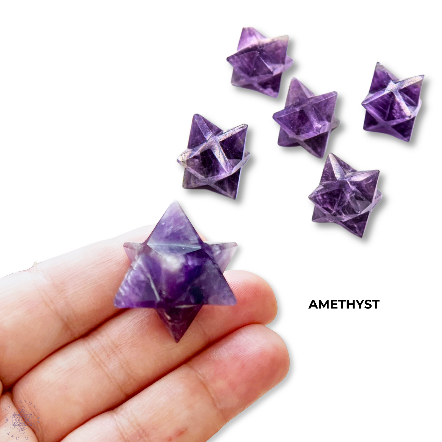 Mini Amethyst Merkaba