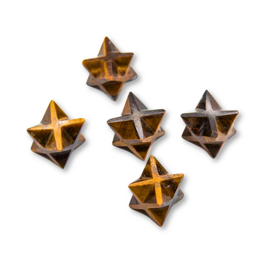 Mini Tigers Eye Merkaba