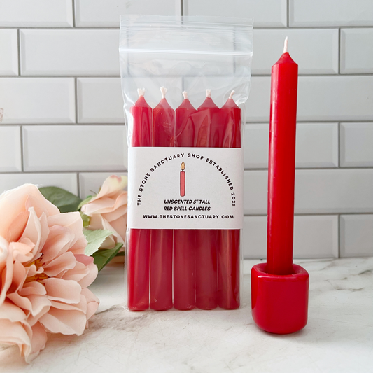 5" Red Chime Candles