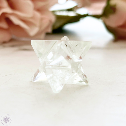 Mini Crystal Quartz Merkaba