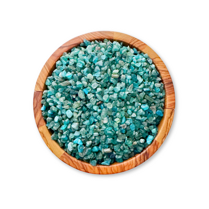 Blue Apatite Crystal Chips