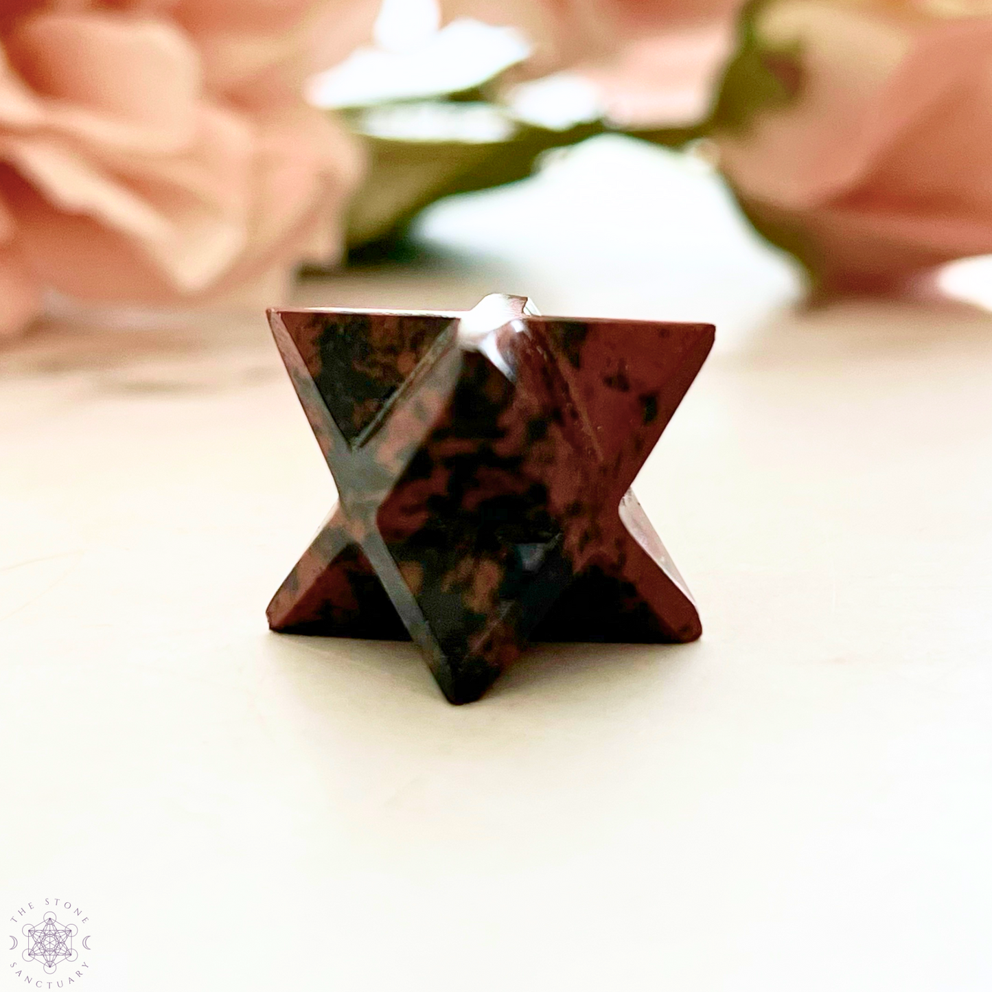 Mini Mahogany Obsidian Merkaba