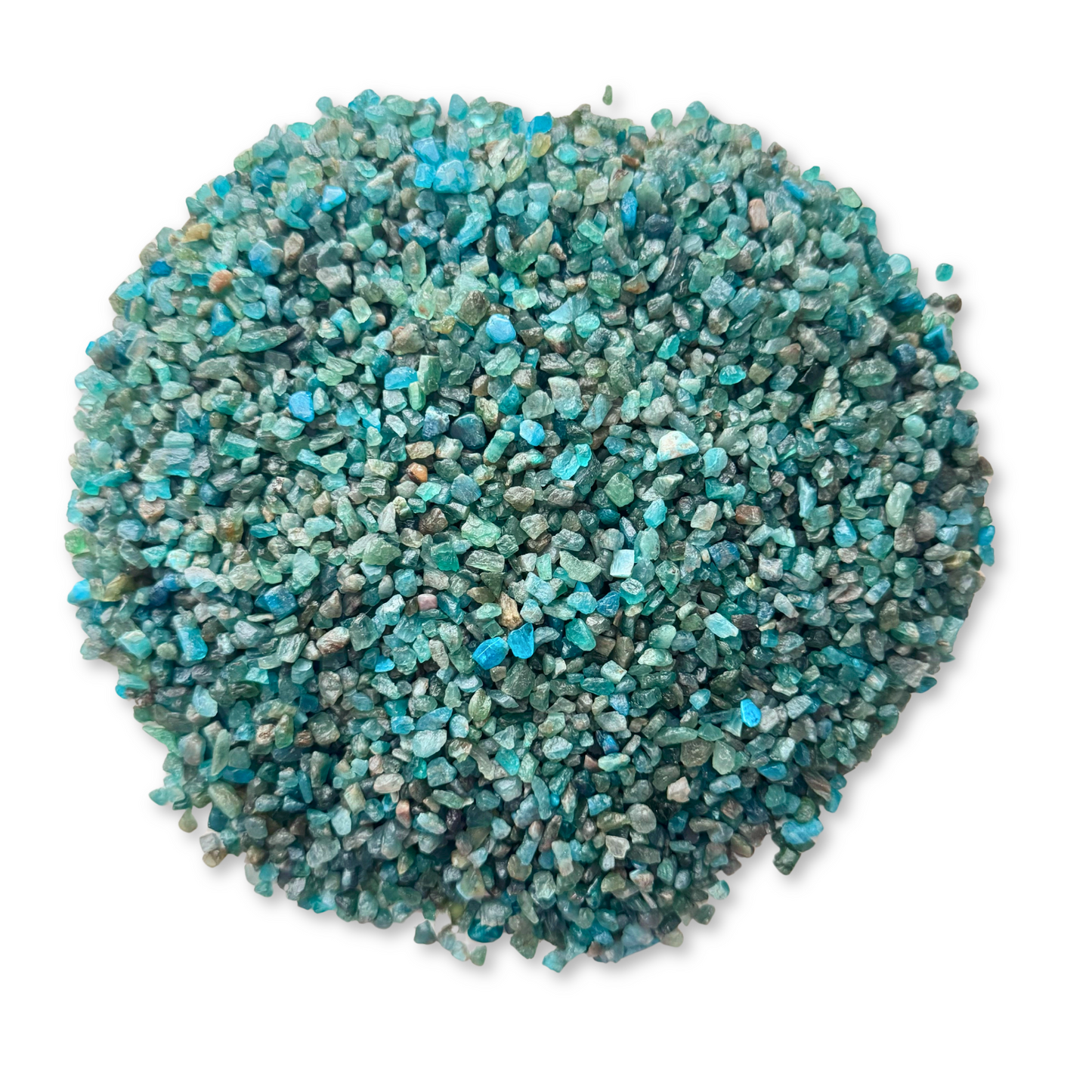 Blue Apatite Crystal Chips