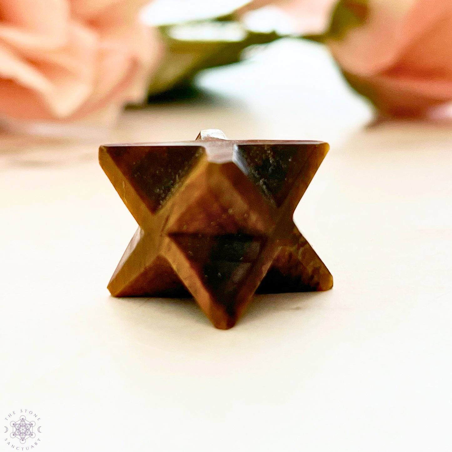 Mini Tigers Eye Merkaba