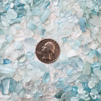 Aquamarine Crystal Chips