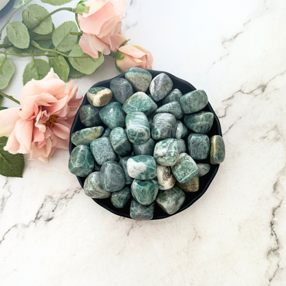 Rich Jade Tumbled Stones