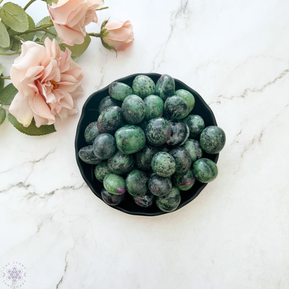 Ruby Zoisite Tumbled Stones