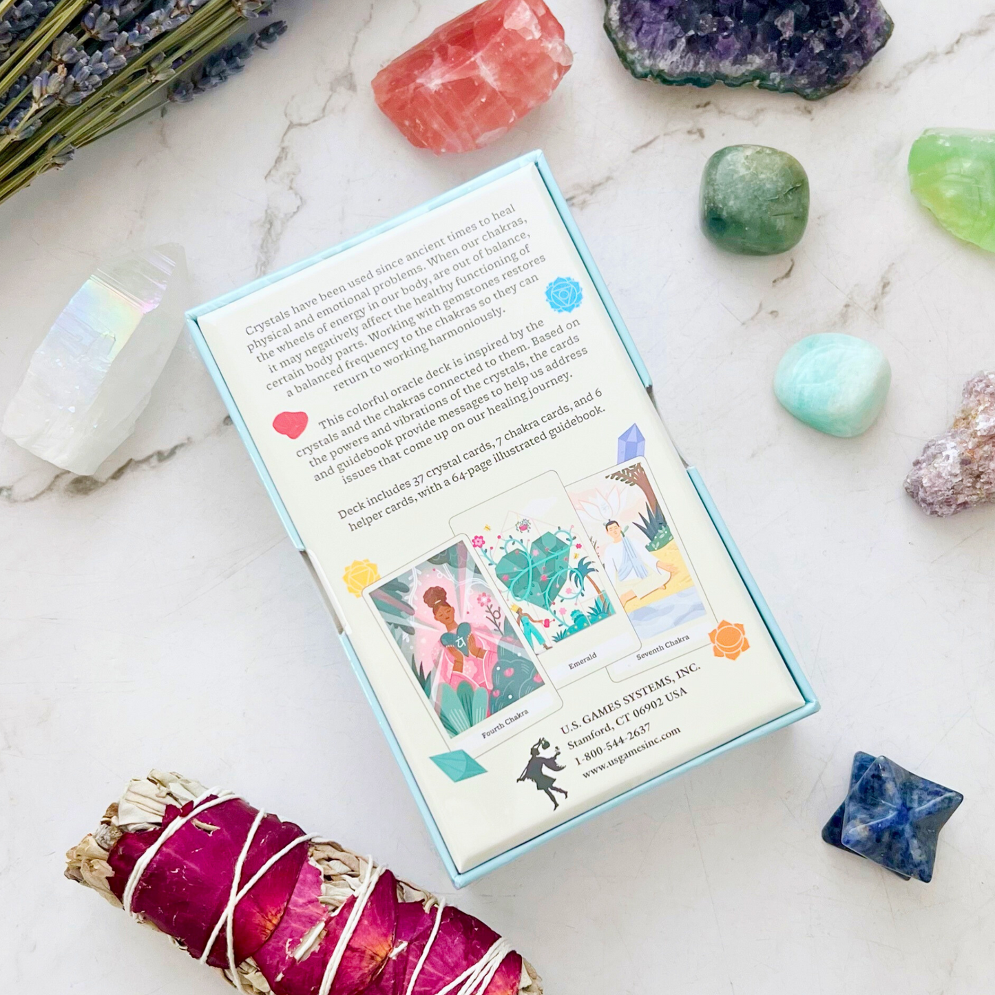 Crystals & Chakras: An Oracle Deck for Inner Balance