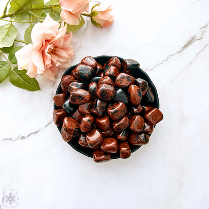 Mahogany Obsidian Tumbled Stones