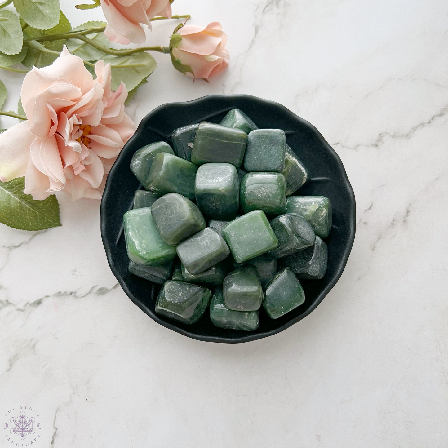 Nephrite Jade Tumbled Stones