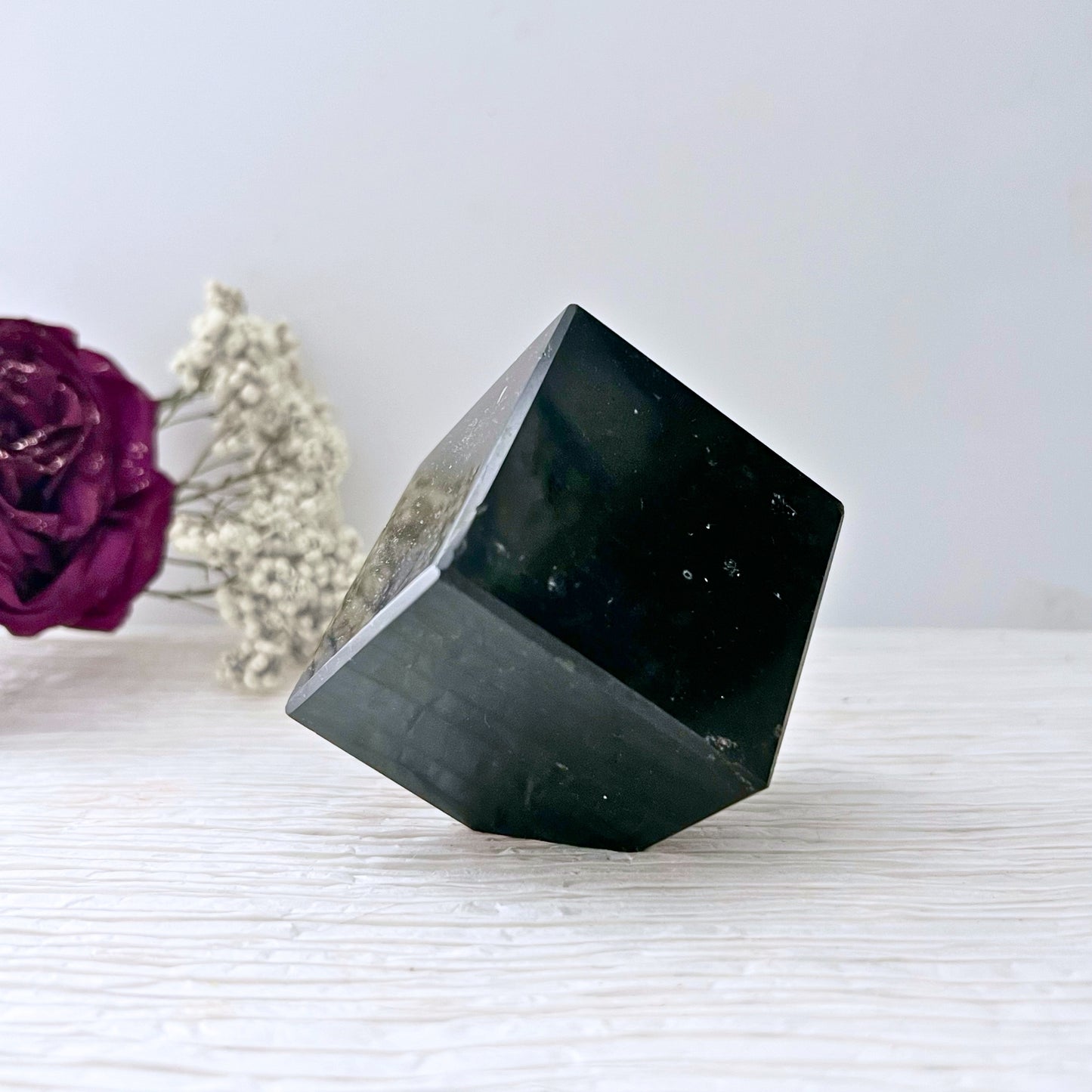 Black Tourmaline Spinning Cube