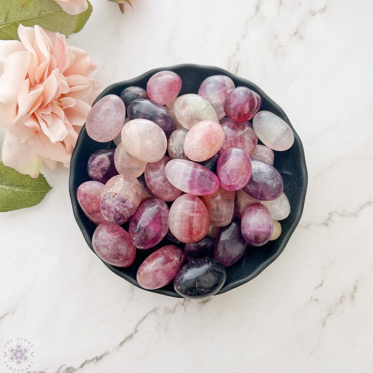 Purple Fluorite Tumbled Stones