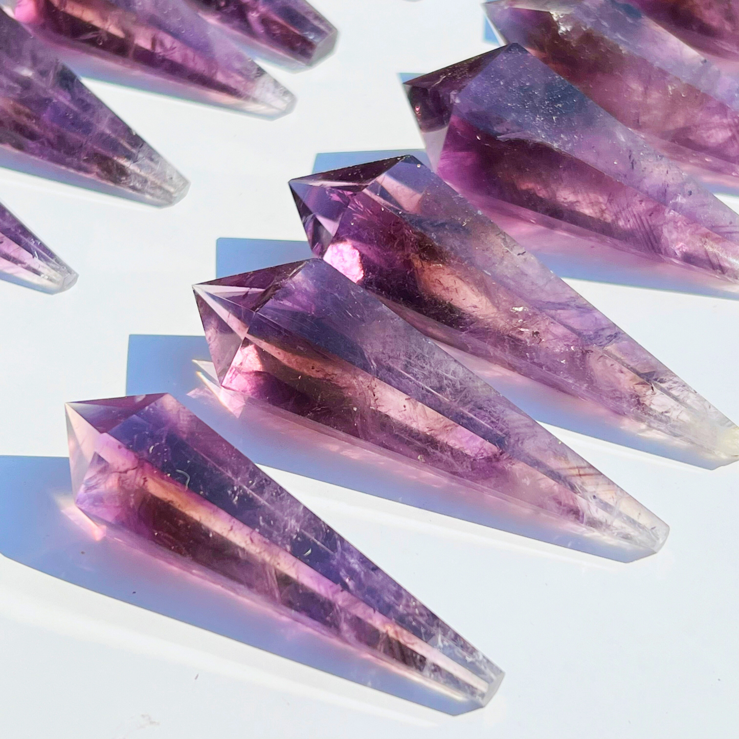 Smoky Amethyst Dragon Tooth Root Scepter - Bahia, Brazil