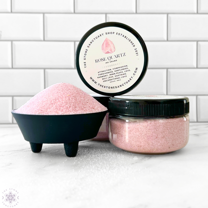 Rose Quartz Gemstone Sand