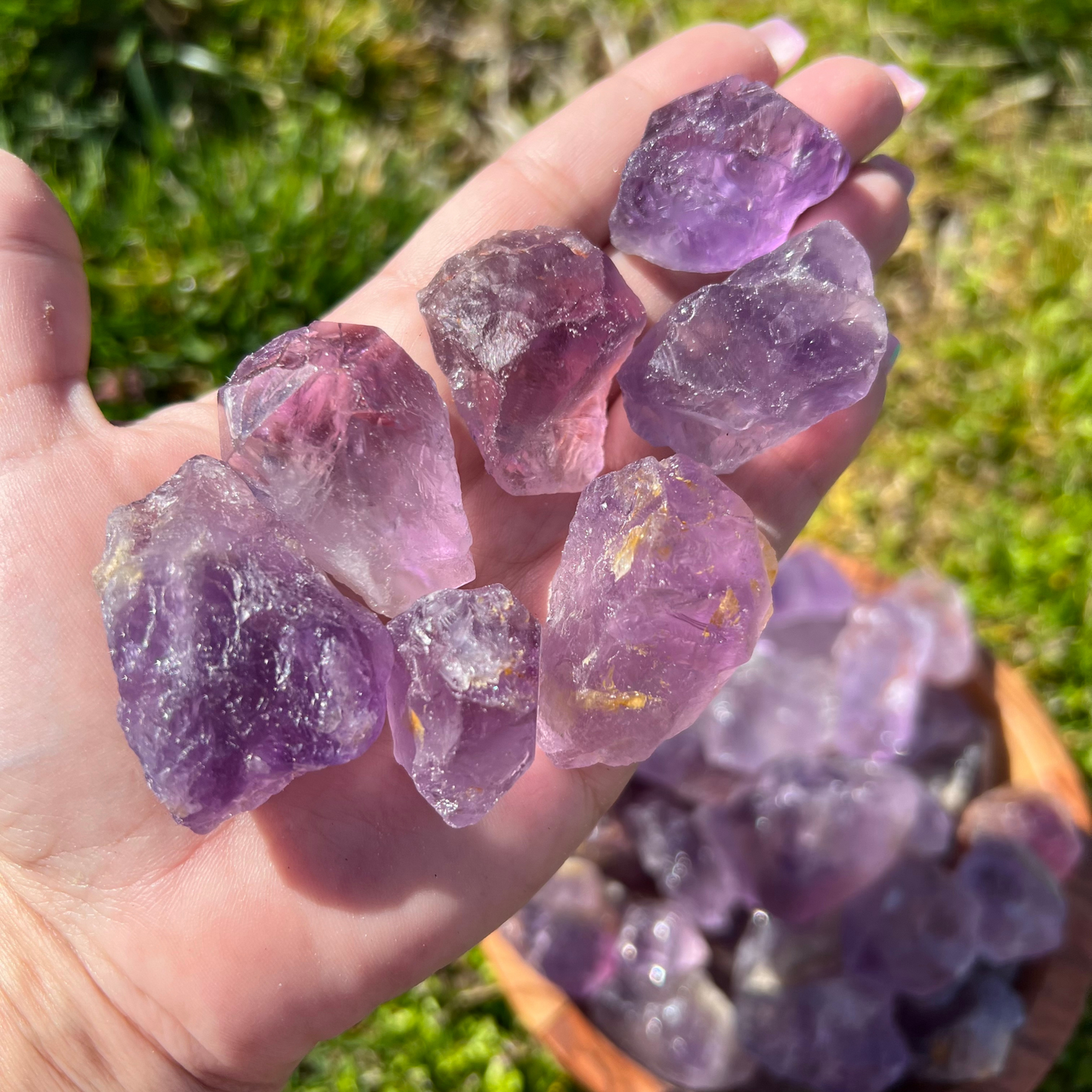 Raw Amethyst Stones