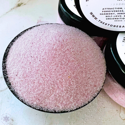 Rose Quartz Gemstone Sand