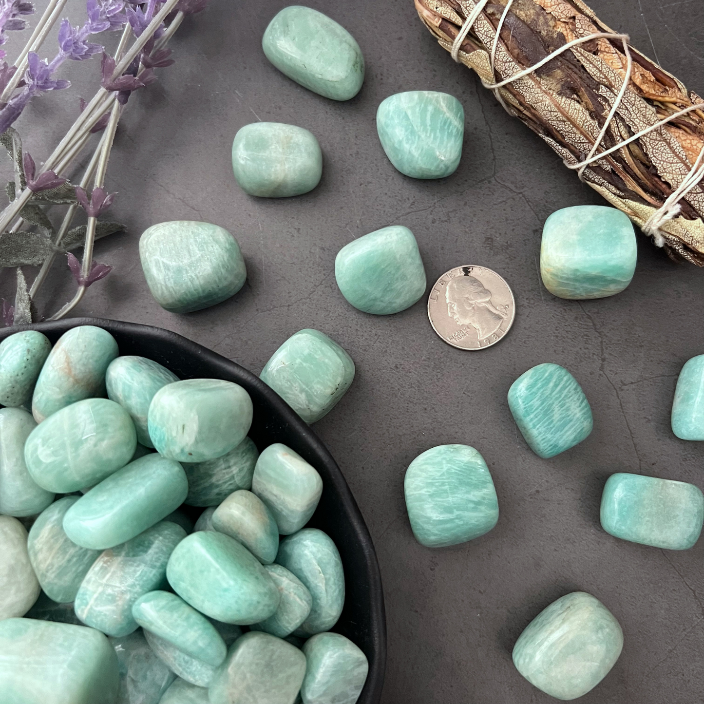 Amazonite Tumbled Stones