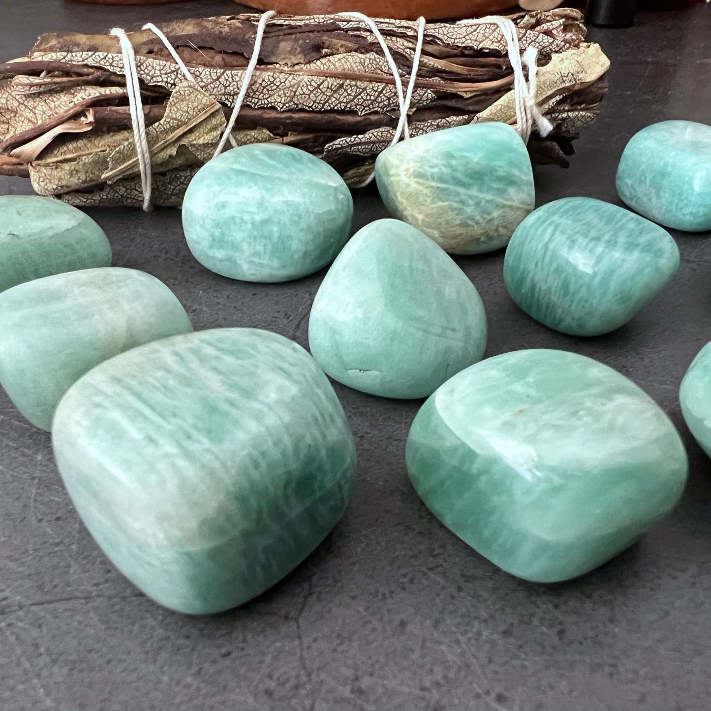 Amazonite Tumbled Stones