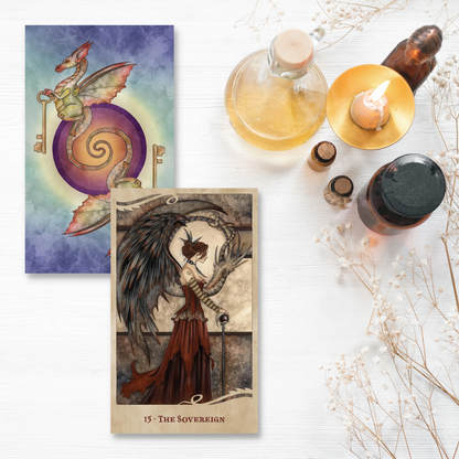 For the Love of Dragons: Oracle Deck & Book Set