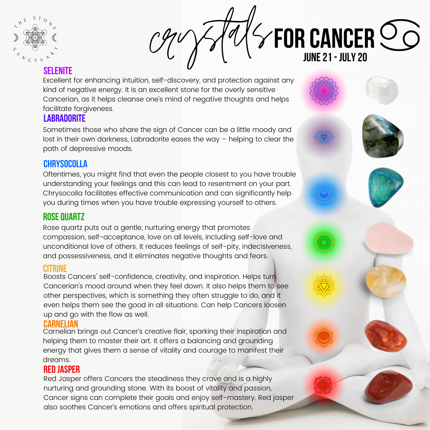 7 Chakra Crystals for Cancer