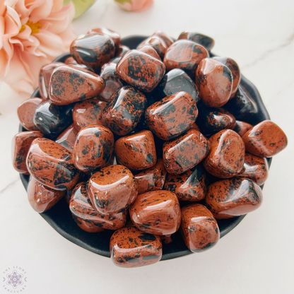 Mahogany Obsidian Tumbled Stones