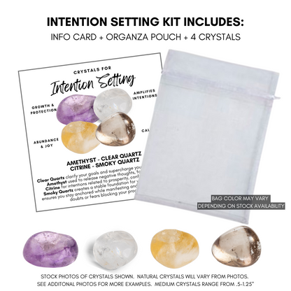 Intention Setting Crystal Kit