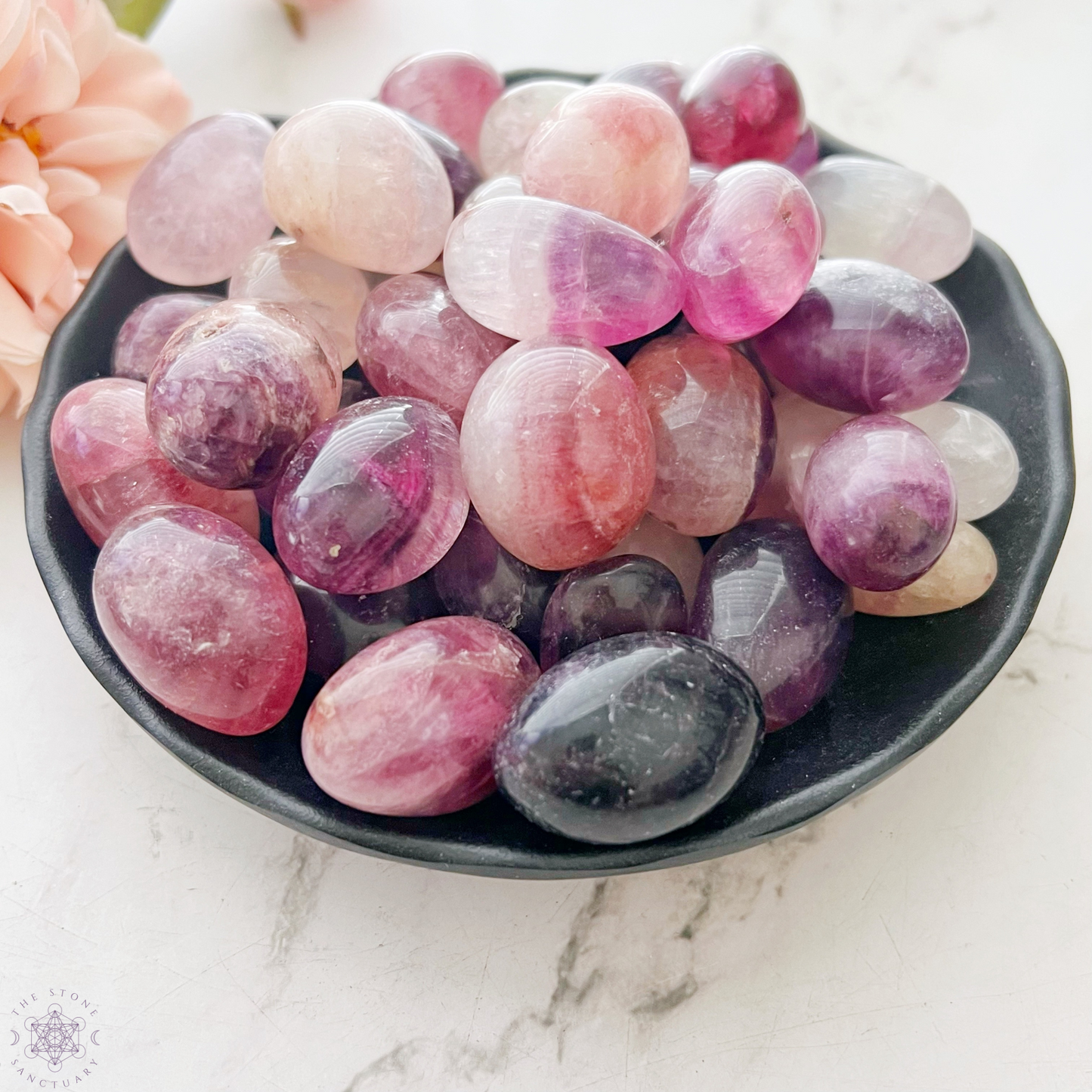 Purple Fluorite Tumbled Stones