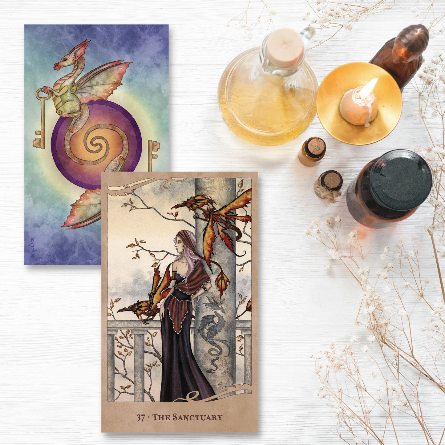 For the Love of Dragons: Oracle Deck & Book Set