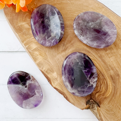 Amethyst Worry Stone