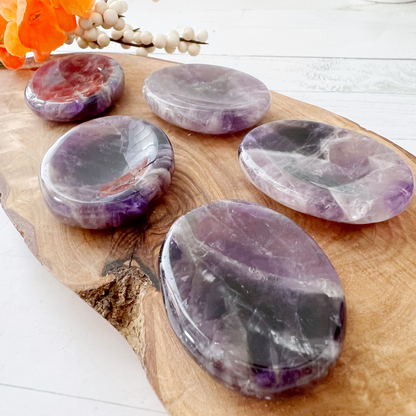 Amethyst Worry Stone