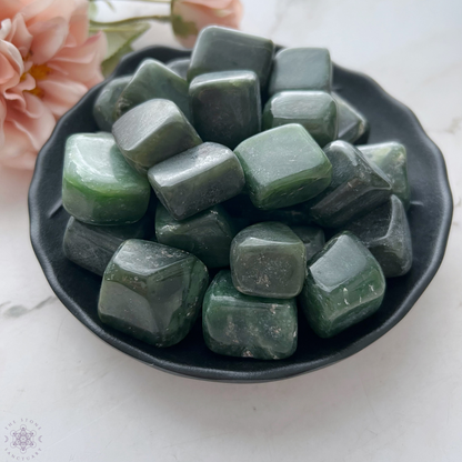 Nephrite Jade Tumbled Stones