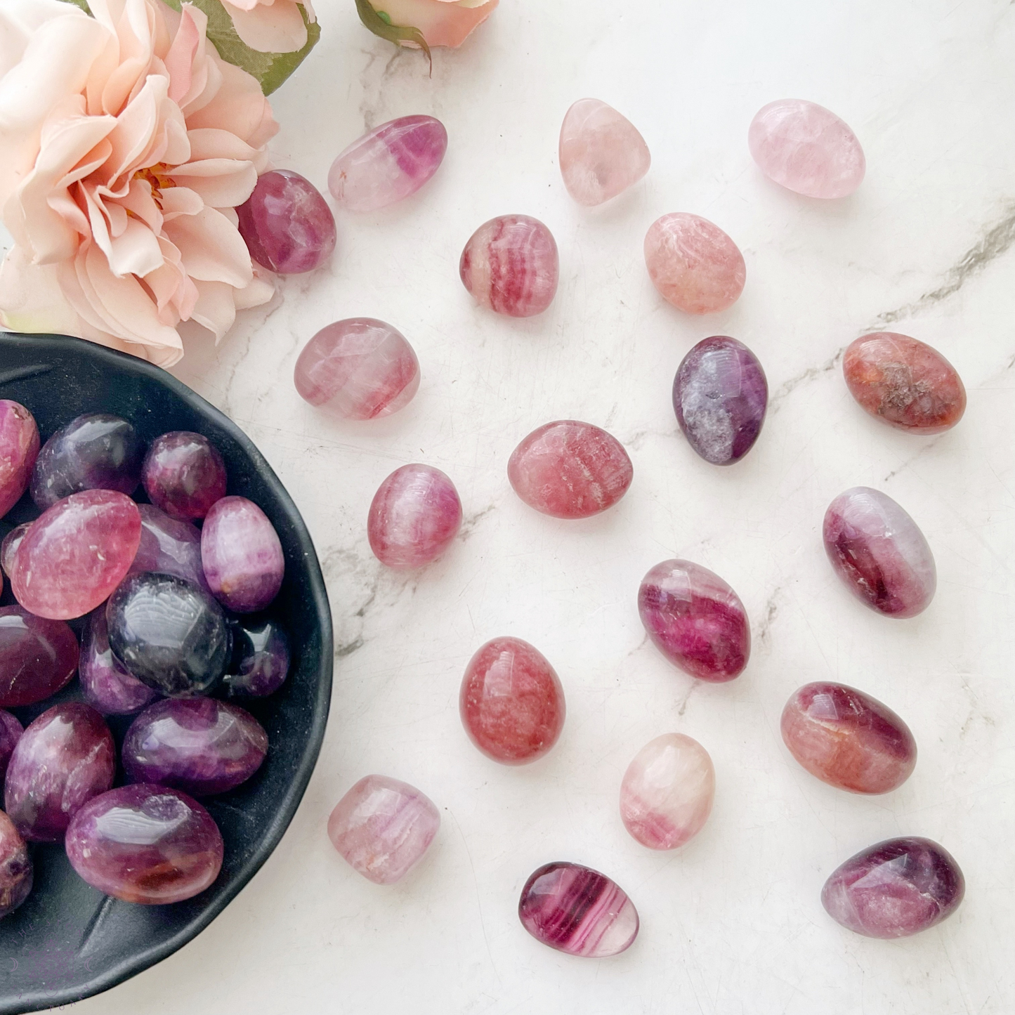 Purple Fluorite Tumbled Stones