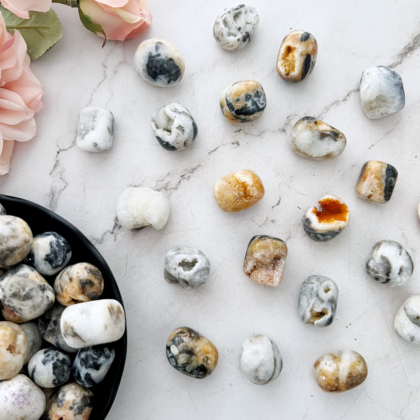 Dendritic Agate Tumbled Stones