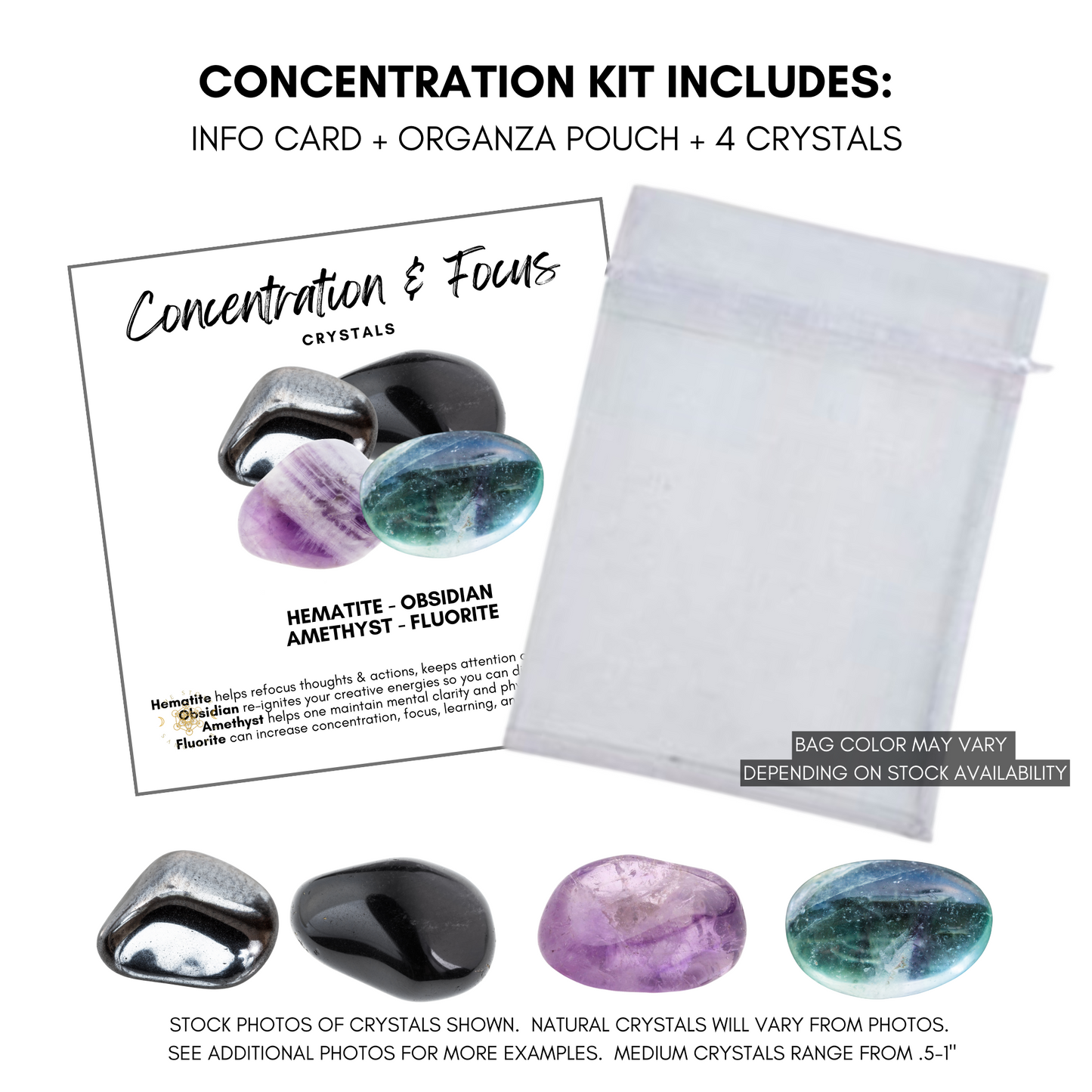 Concentration & Focus Crystal Kit