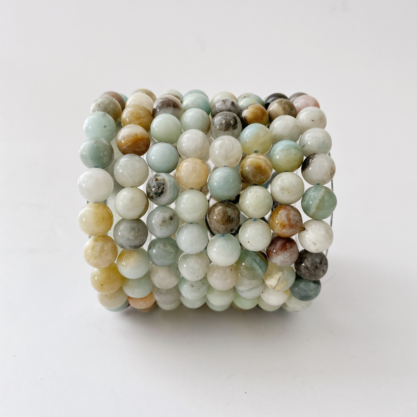 8mm Amazonite Beaded Bracelet